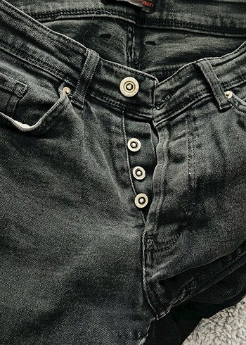 Siyah Erken Kot Pantolon Midi Boy - Görsel 3