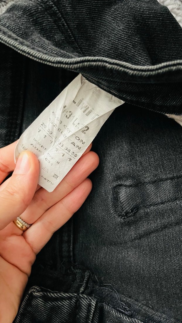 Siyah Erken Kot Pantolon Midi Boy - Görsel 2