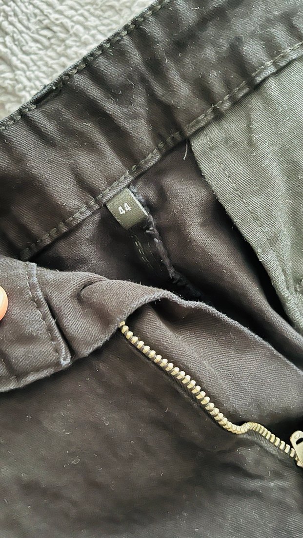 Siyah Regular Fit Keten Erkek Pantolon - Görsel 2