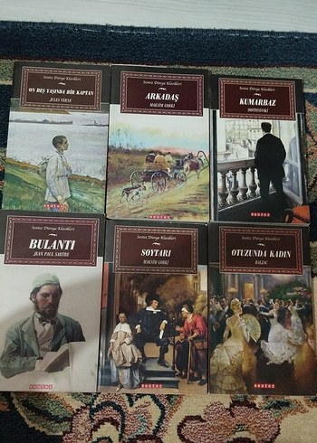 Sentez Dünya Klasikleri Kitap Seti hepsi 100 lira