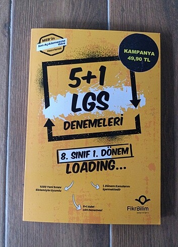 5+1 LGS DENEMELERİ.FİKRİBİLİM YAYINLARI 