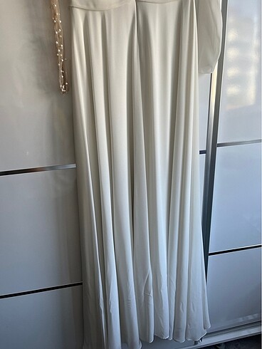 l Beden beyaz Renk Nikah elbisesi, dış çekim elbisesi