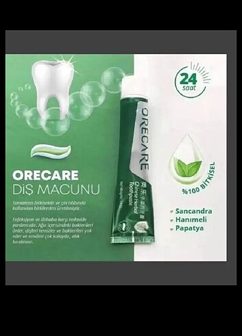 Orecare bitkisel diş macunu 