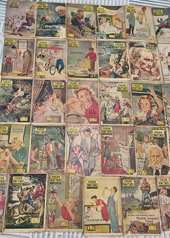 Adet fiyatıdır 1960 ların Çocuk Haftası Çizgi Roman Seti - Görsel 2