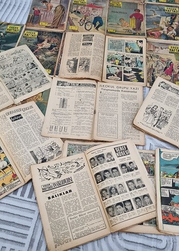 Adet fiyatıdır 1960 ların Çocuk Haftası Çizgi Roman Seti - Görsel 5