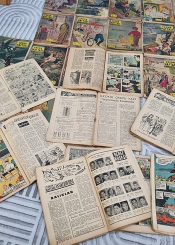 Adet fiyatıdır 1960 ların Çocuk Haftası Çizgi Roman Seti - Görsel 6