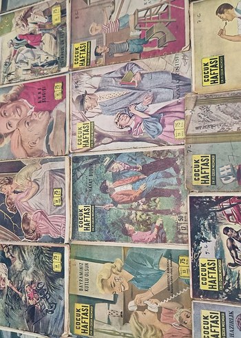 Adet fiyatıdır 1960 ların Çocuk Haftası Çizgi Roman Seti - Görsel 4