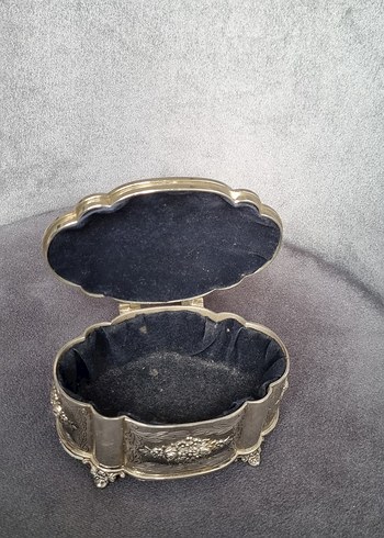 Parlak gümüş Makyaj Organizer Kutusu - Görsel 3