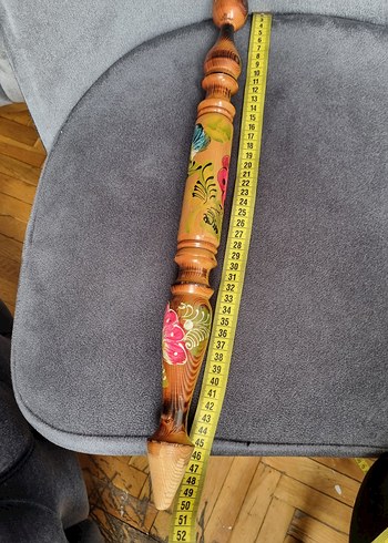 Kırmızı El Boyaması Ahşap Kaşık Seti - Görsel 7