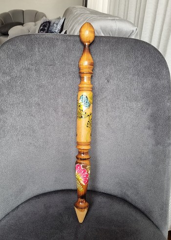 Kırmızı El Boyaması Ahşap Kaşık Seti - Görsel 5