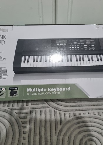 Siyah Elektronik Klavye org piano - Görsel 2