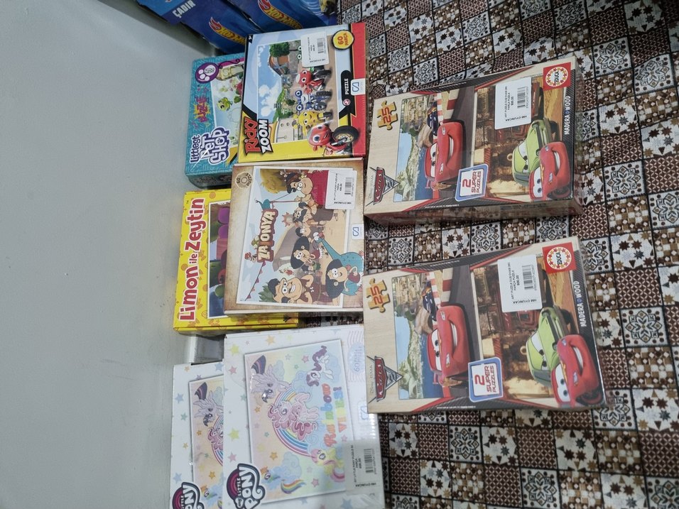 adet fiyatıdır ilan açılır Çocuklar için Renkli Ahşap Puzzle - Görsel 2