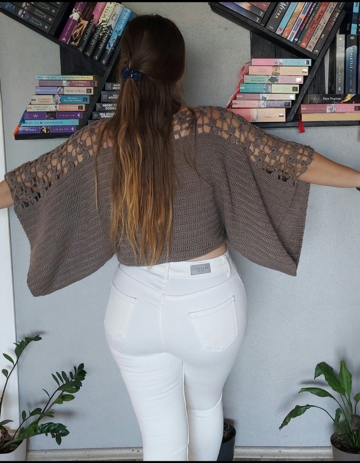 çiçek detaylı crop - Görsel 3