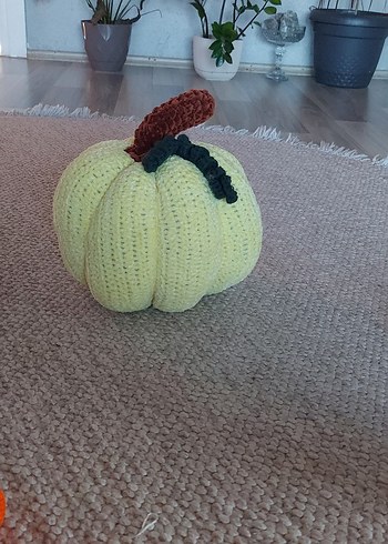 dekoratif bal kabağı kırlent - Görsel 3