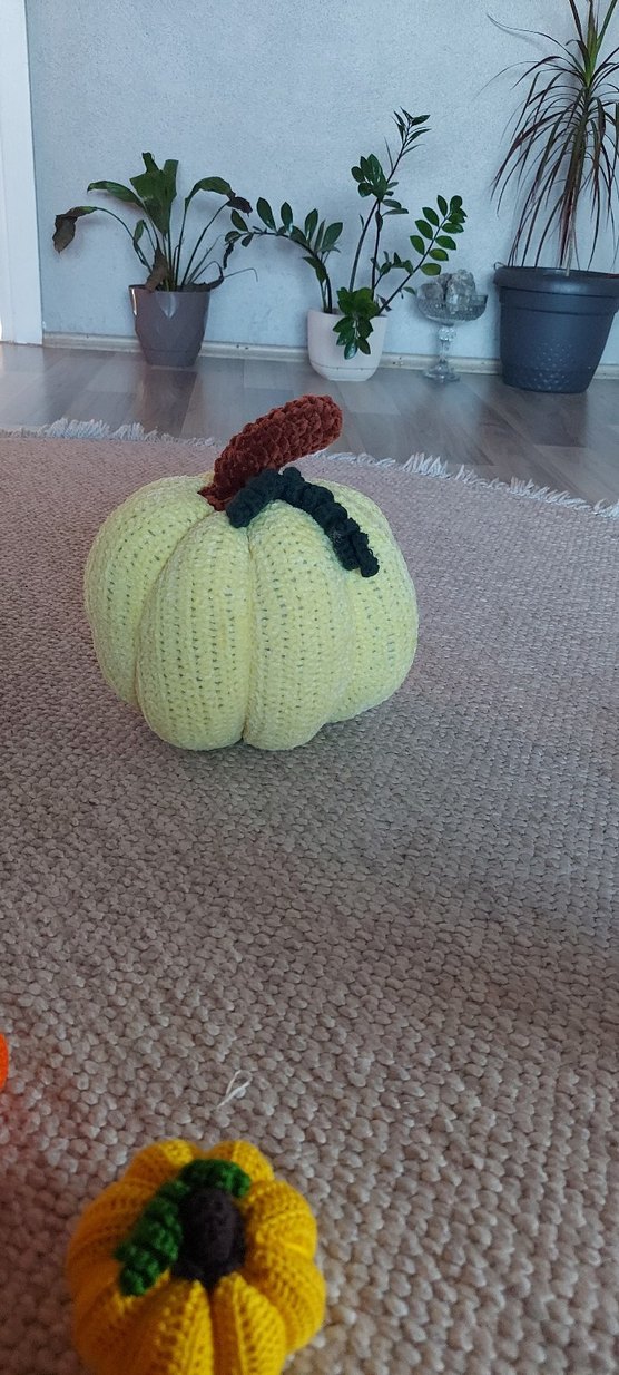 dekoratif bal kabağı kırlent - Görsel 3