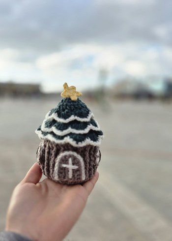 El Yapımı Bohem Örgü Ev Süsü - Görsel 2