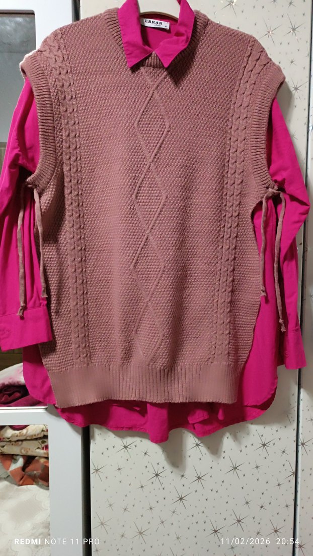 gömlek süveter - Görsel 4