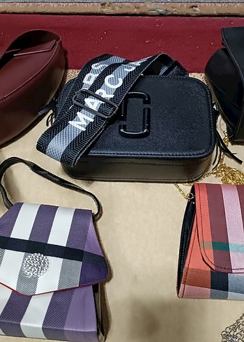 Renkli Tokalı Kadın Çanta - Görsel 6