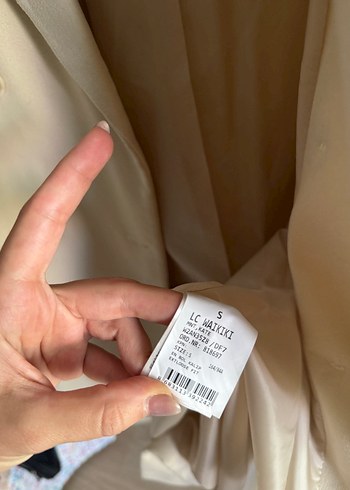 LC Waikiki Bej Uzun Kadın Trençkot