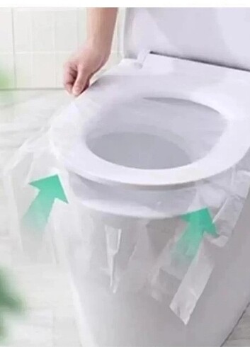 2 paket Klozet kapağı örtüsü tek kullanımlık paket 50 li