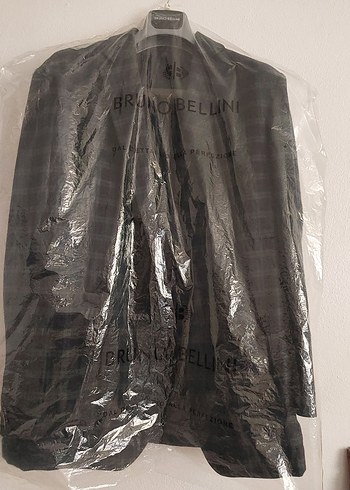 BRUNO BELLINI MARKA EKOSELI %100 YÜN ERKEK CEKETİ  56 beden 6dr - Görsel 6