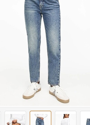 Pull and bear mom fit jean 32 beden