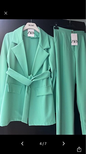 Zara Bayan ikili ceket takım
