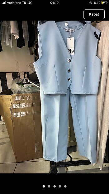 Zara Bayan ikili yelek takım