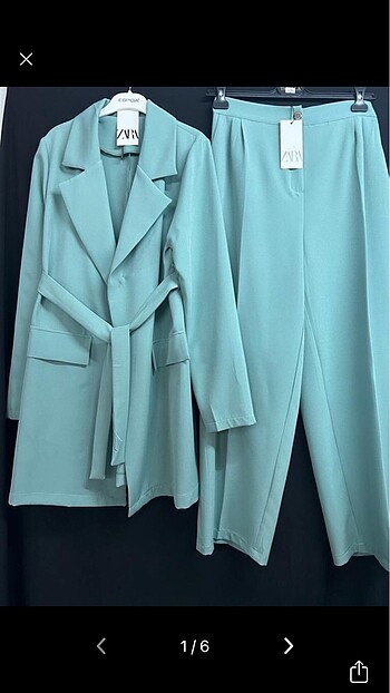 Zara Bayan ikili ceket takım