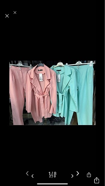 Zara Bayan ikili ceket takım