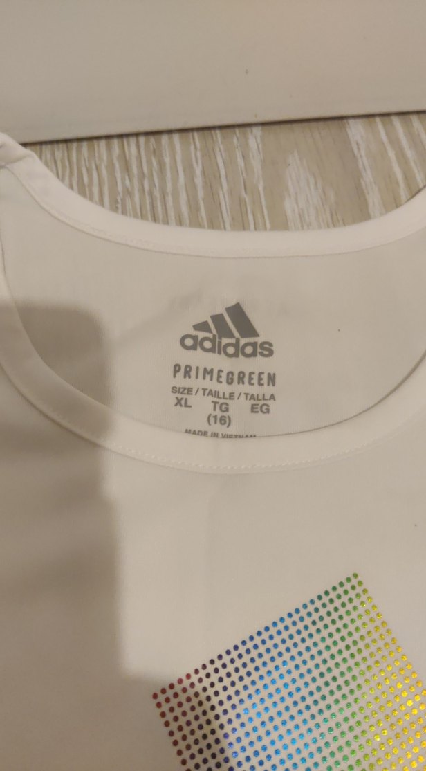 Kadın XL beyaz baskılı kısa kollu tişört - Görsel 2