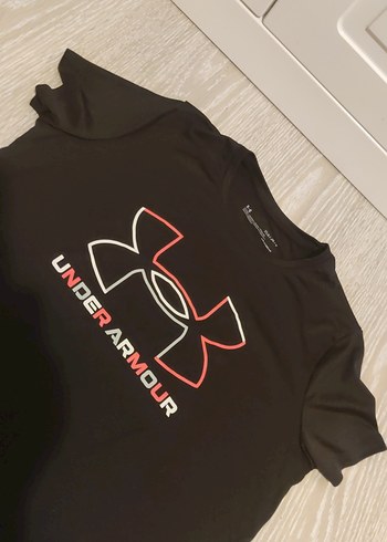 38 40 beden kadın Siyah Baskılı spor tişört - Görsel 2