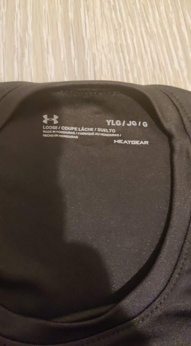 38 40 beden kadın Siyah Baskılı spor tişört - Görsel 3