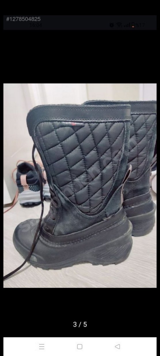 34 numara kız çocuk Siyah Bot - Görsel 3