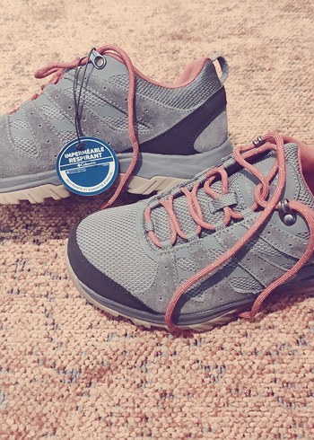 Gri 39.5 Columbia bağcıklı şık erkek ayakkabı sıfır 
Amerika'dan - Görsel 3