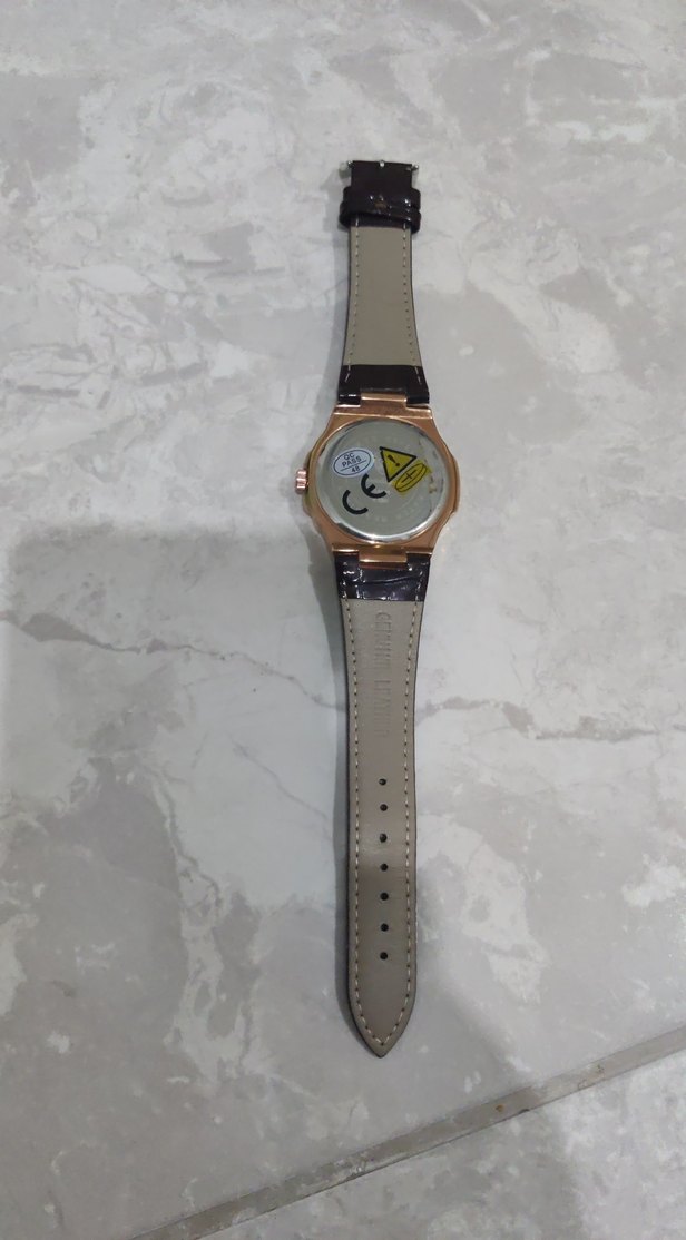 Klasik Kahverengi Erkek Kol Saati - Görsel 3