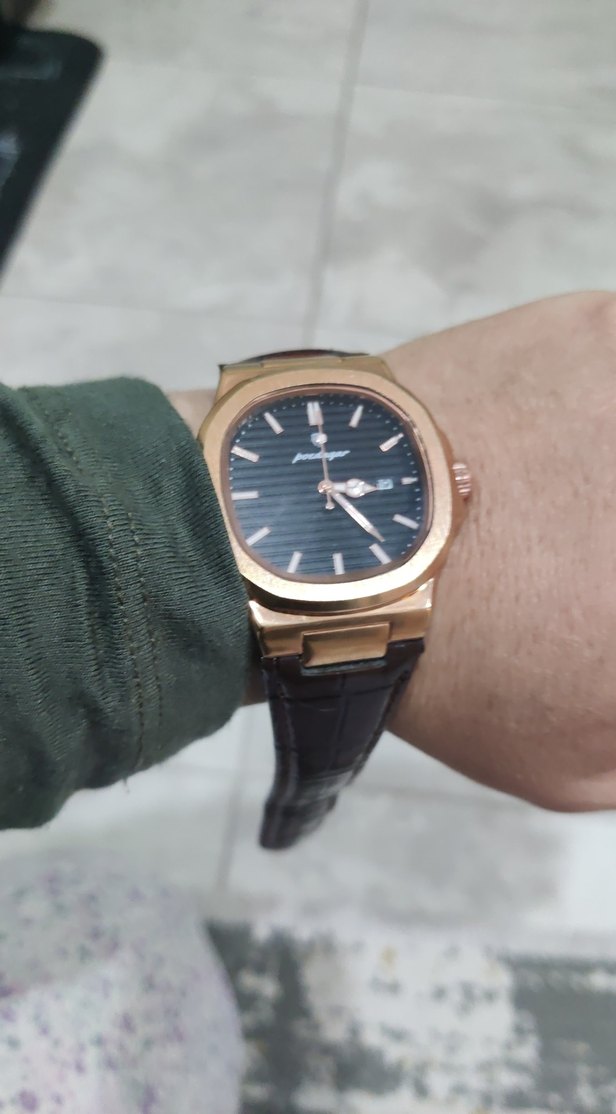 Klasik Kahverengi Erkek Kol Saati - Görsel 5