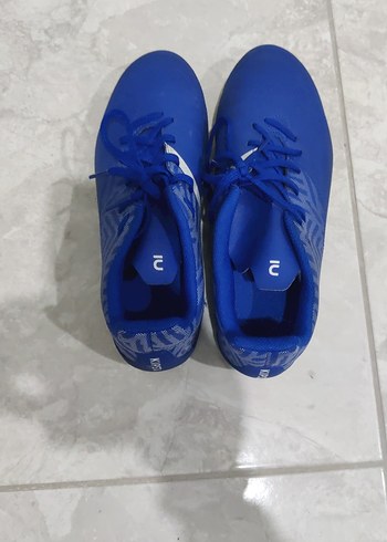 Mavi renk Erkek ve kız Çocuk halı saha krampon Ayakkabı - Görsel 4