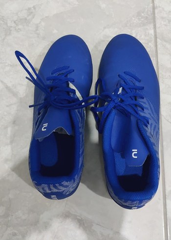 Mavi renk Erkek ve kız Çocuk halı saha krampon Ayakkabı - Görsel 6