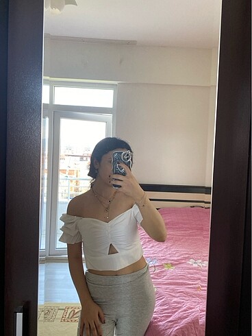 Beyaz bluz