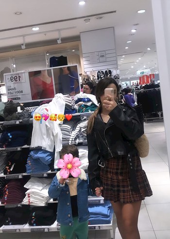 Pileli Kareli Mini Etek - Görsel 2