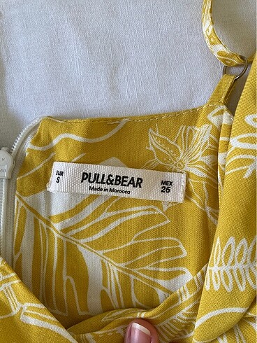 Pull and Bear askılı yazlık elbise