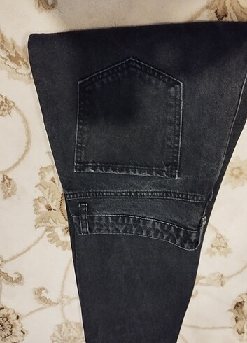Jeans siyah yıkamalı kot