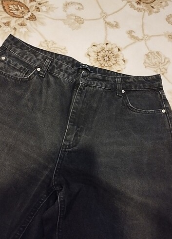 42 Beden siyah Renk Jeans siyah yıkamalı kot