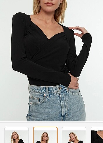 Trendyol vatkalı bluz - Görsel 2