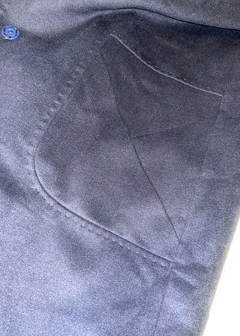 Düğmeli Gri Midi Kaban - Görsel 7