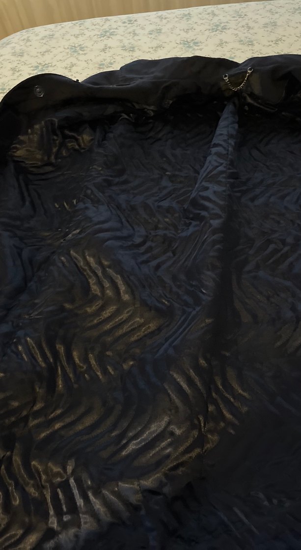 Düğmeli Gri Midi Kaban - Görsel 4