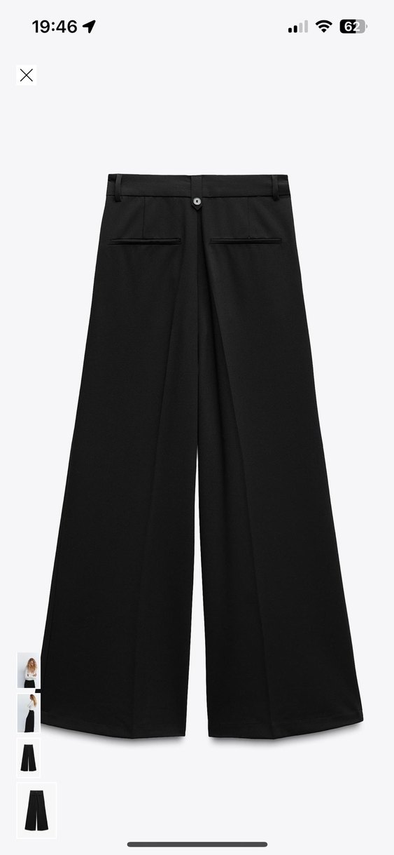 Siyah Midi Kadın Pantolon - Görsel 4