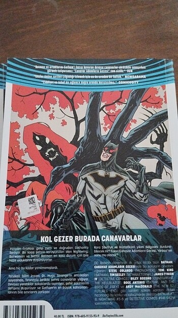  Batman Rebirth Canavar Adamların Gecesi