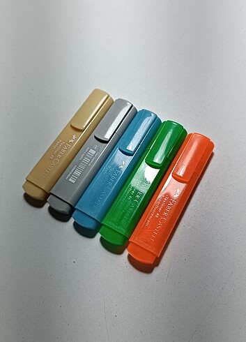 Faber Castell orijinal fosforlu kalemler (5 adet)